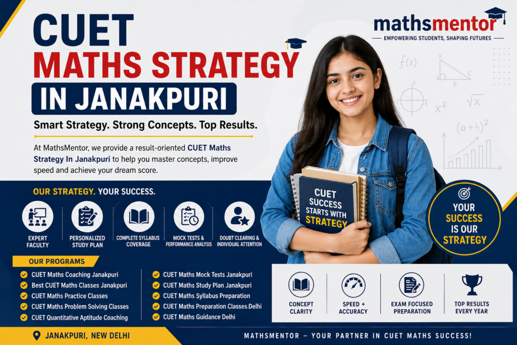 CUET Maths Strategy In Janakpuri