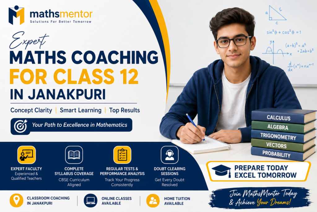 Maths Coaching for Class 12 in Janakpuri