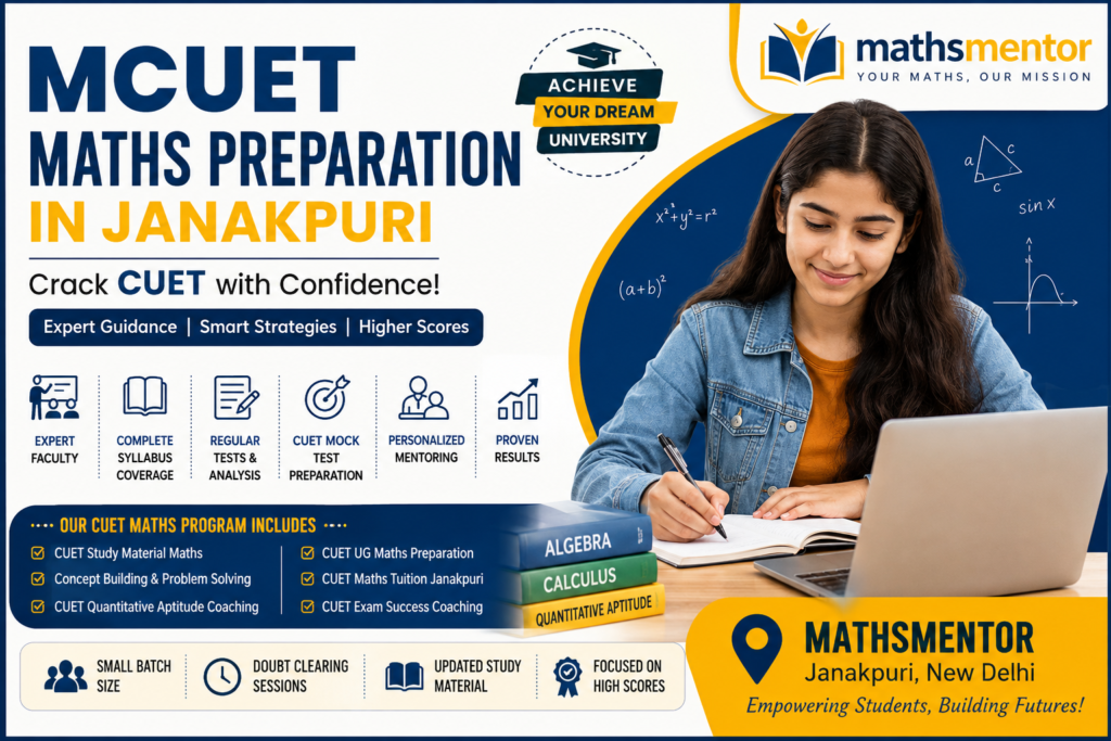 MCUET Maths Preparation in Janakpuri