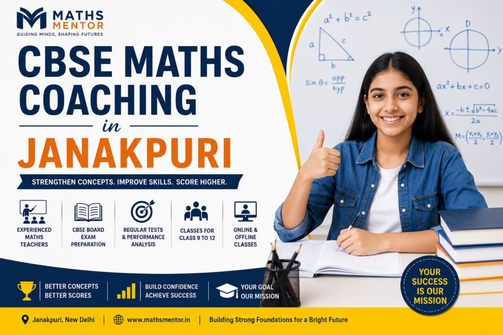 CBSE Maths Coaching in Janakpuri