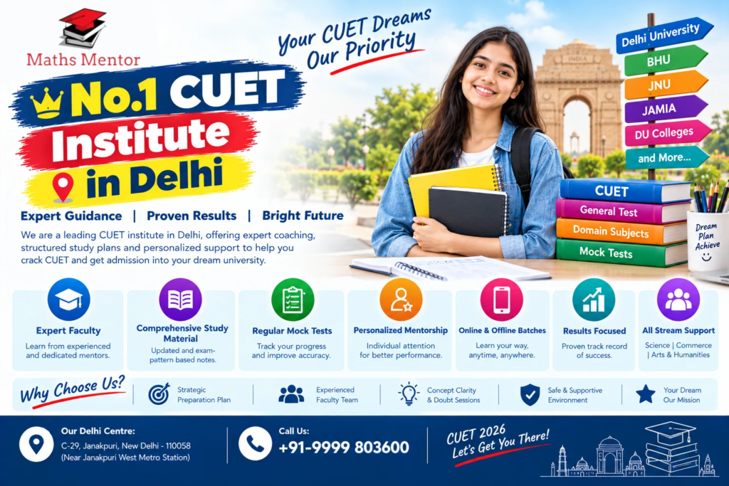 No.1 CUET Institute in Delhi